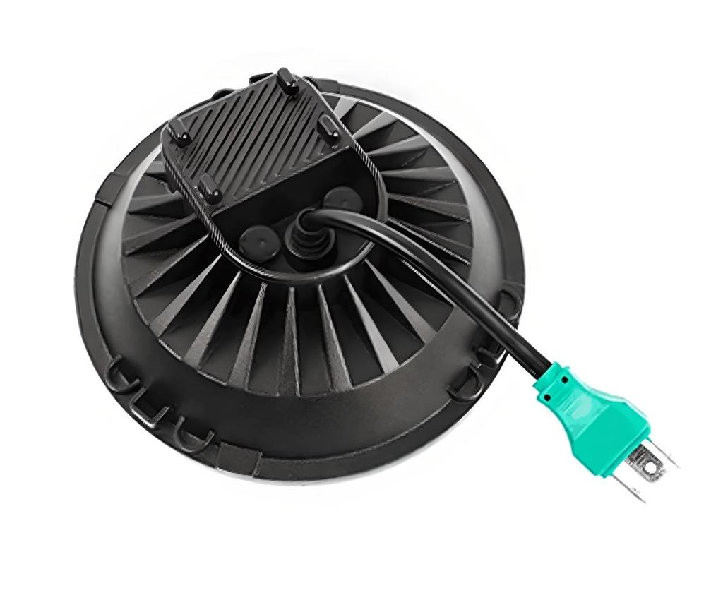 7" Full LED Headlight Compatible with Harley, Jeep, Land Rover, Hummer, Lada - 1 Pc