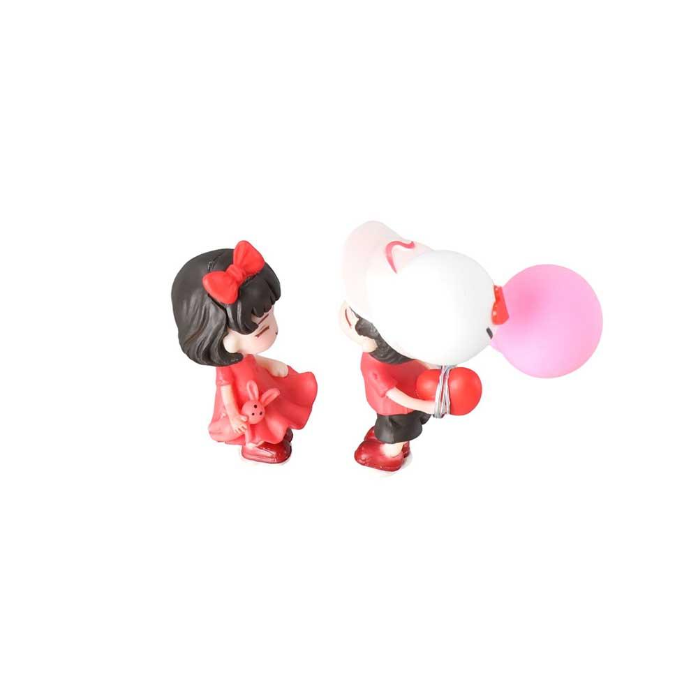 Girls Gifts Balloon Ornament Dashboard Figurine Cartoon Couples Model Car Ornament Car Decoration