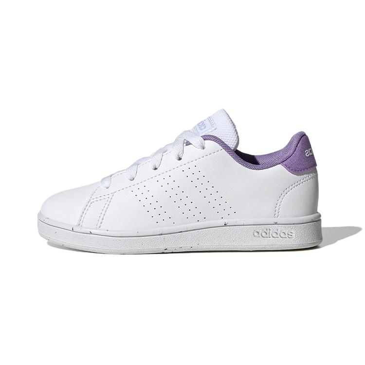 Adidas Neo ADVANTAGE K Synthetic Leather Slip Resistant Abrasion Resistant Low top Kids' Skateboarding Shoes H06181