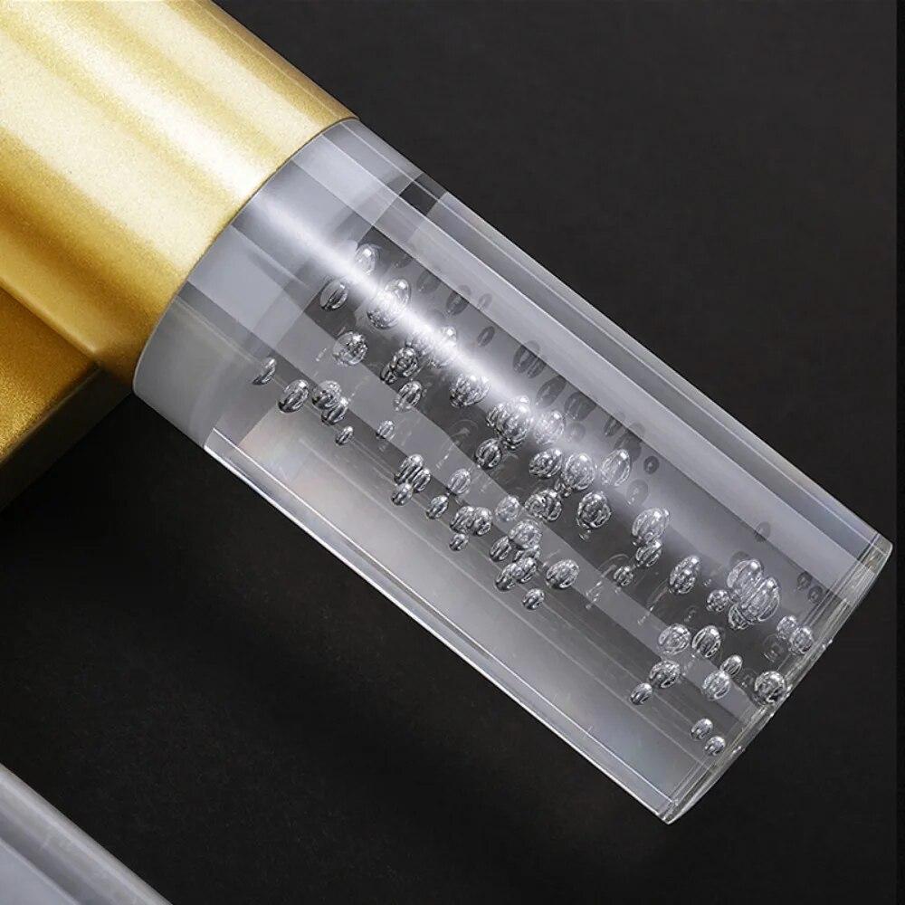 Современные пузырьковые светодиодные настенные светильники с кристаллами, комод для ванной комнаты, гостиной, спальни, золотые/серебряные настенные бра, домашний декор, осветительные люстры