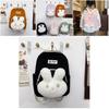 Trendy And Playful Bunny Backpack For Girls Bright Colors Lightweight And Comfortable