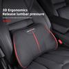 TWEK4 Car Headrest PU Leather Protection Lumbar Cushion Seat Interior Kit Accessories Car Hub Cap For Mercedes Benz AMG W214 W205 W204