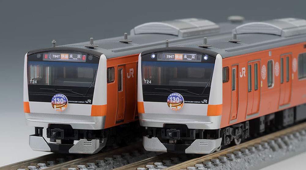 TOMIX N Gauge Limited Edition JR E233 0 Series Line 130th Anniversary Campaign Set 97916 Модель поезда железной дороги (Обертывание Тюо)