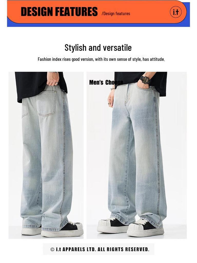 Izzue it Мужские джинсы прямого кроя