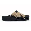 Crocs Классические клоги EVA Cool Leap Strap Готические Уличные Модные Универсальные Черные с Отверстиями Унисекс Случайная Упаковка