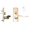 TOSTEM Style A-Type Handle (Cylinder Lock) Satin Gold MZTZTAC05
