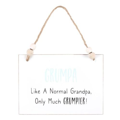 Something Different Grumpa Hanging Sign