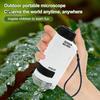 1 Set Children's Microscope 60x-120x Magnification Portable Science Microscope for School Outdoor Adventure