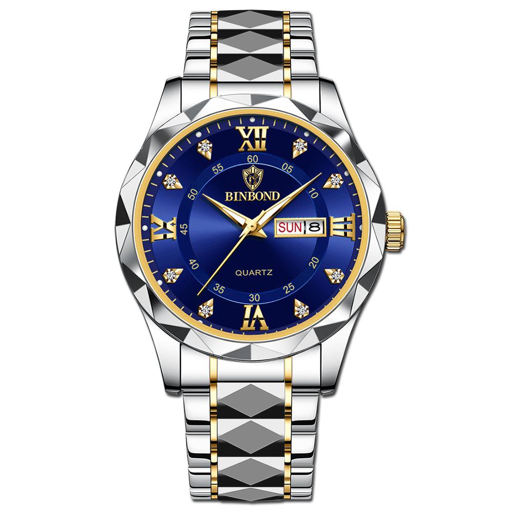 Мужские водонепроницаемые светящиеся наручные часы-будильник для бега