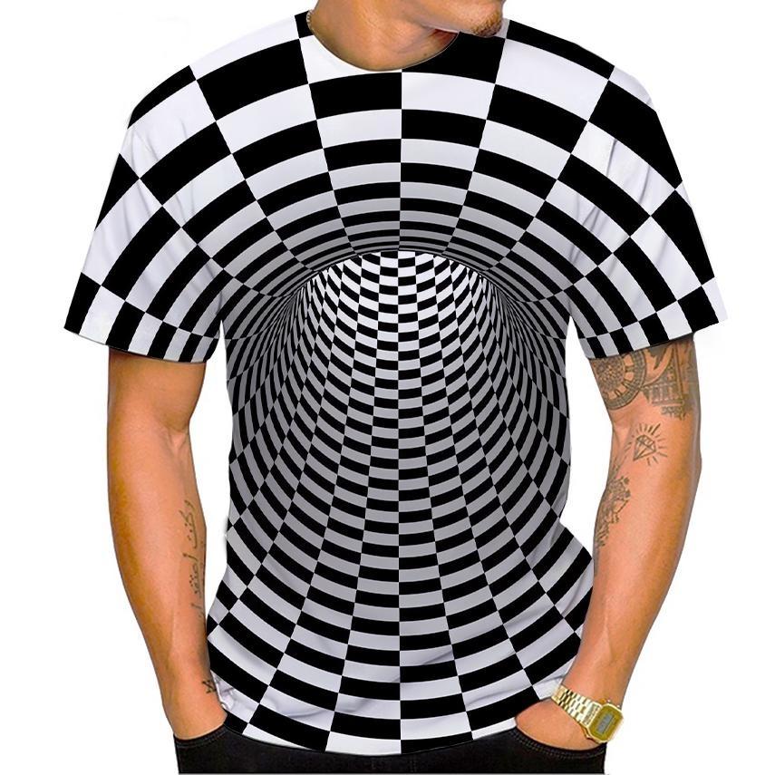 New Vertigo Fashion 3d Print Men Casual Hip-hop Cool T-shirt Vertigo Hypnotic Unisxe Funny Short-sleeve T-shirt Male/female Top
