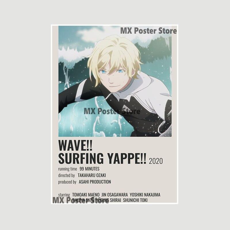 Убийца Демонов, белый бумажный плакат, классический японский аниме-сериал, художественная мультяшная живопись, наклейка для домашнего бара, художественная настенная декоративная фреска