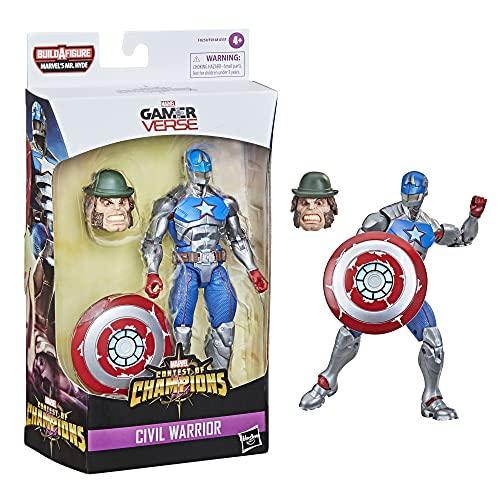 Hasbro Marvel Legends Series Gamerverse - Contest of Champions Civil Warrior 6-дюймовая фигурка F0250, Оригинал, с деталями для сборки фигурки