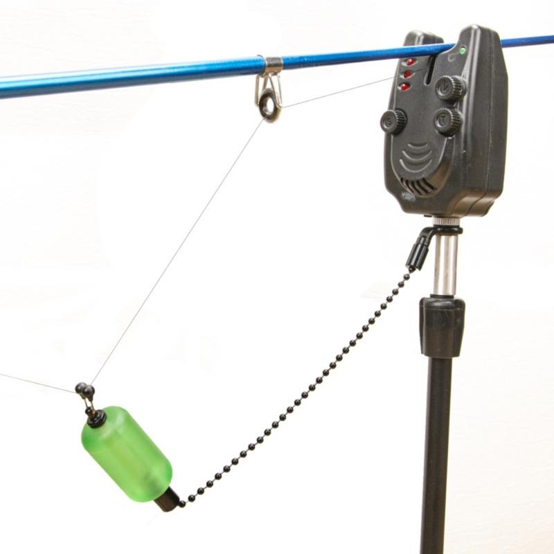 Индикатор поклевки для рыбалки Свингер Рыболовные снасти Цепной свингер Рыболовный сигнализатор поклевки Звуковое оповещение Индикатор Световой сигнализатор