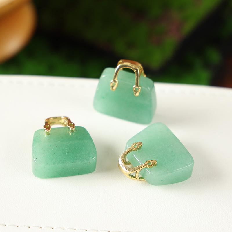 Аметист и Розовый Кварц Кристальная Подвеска Украшение для Сумки