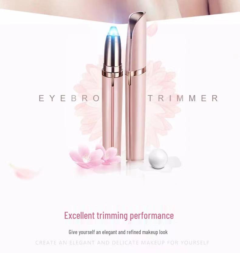 Electric Eyebrow & Nose Hair Trimmer - Unisex Automatic Shaper