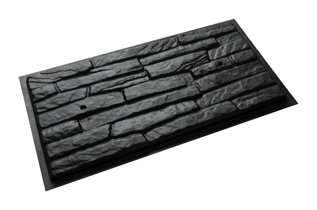 Форма для стенового камня, фасадной декоративной плитки, искусственного кирпича, для штукатурки, гипса или бетона "Рим"