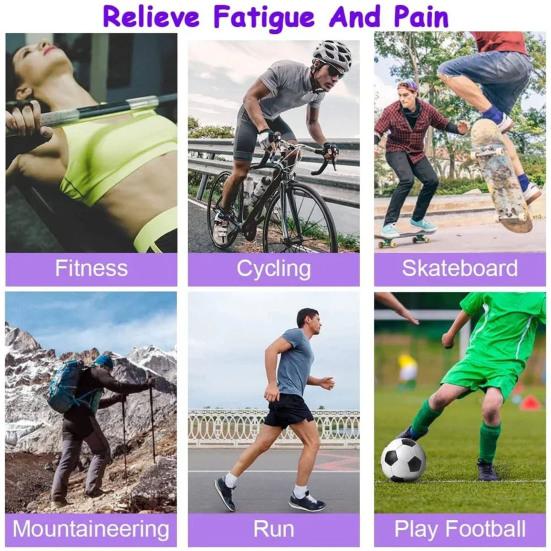 Бандаж с пакетом льда для голеностопа при дискомфорте в стопе, многоразовая гелевая холодная/горячая компрессионная терапия для отека, подошвенного фасциита, ахиллового тендинита, растяжений