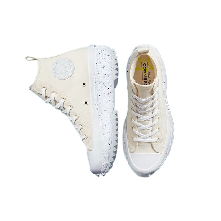 Converse Кроссовки унисекс Run Star Hike Crater High Egret Кремово-белые 171575C