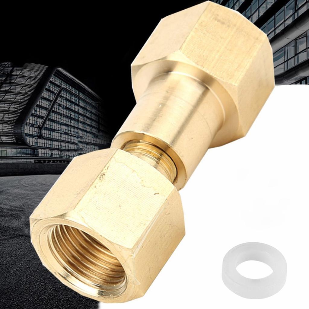 Латунный CGA-320 - CGA-580 баллон CO2 к аргоновому регулятору гайка клапаны газового баллона прецизионный резьбовой аргоновый регулятор адаптер