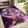 Love Concert Carpet Rug Soft Washable Antislip Home Living Room Sofa Mats Personalized Christmas Rug