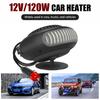 360 Rotatable Car Heater 12V Electric Heater Plugs Into Cigarette Lighter Auto Windshield Defroster Car Anti-Fog Heater Dryer