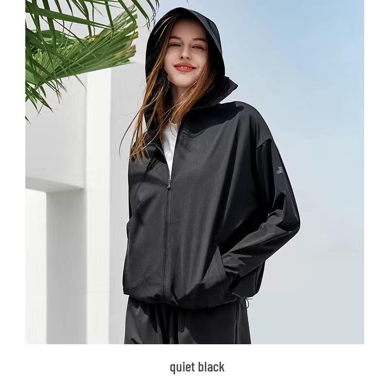 Трендовая женская куртка из легкого ледяного шелка с защитой от УФ-лучей для активного отдыха