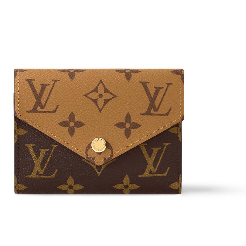 Louis Vuitton Кошелек Victorine Коричневый Monogram Reverse Canvas Женские кошельки M81557