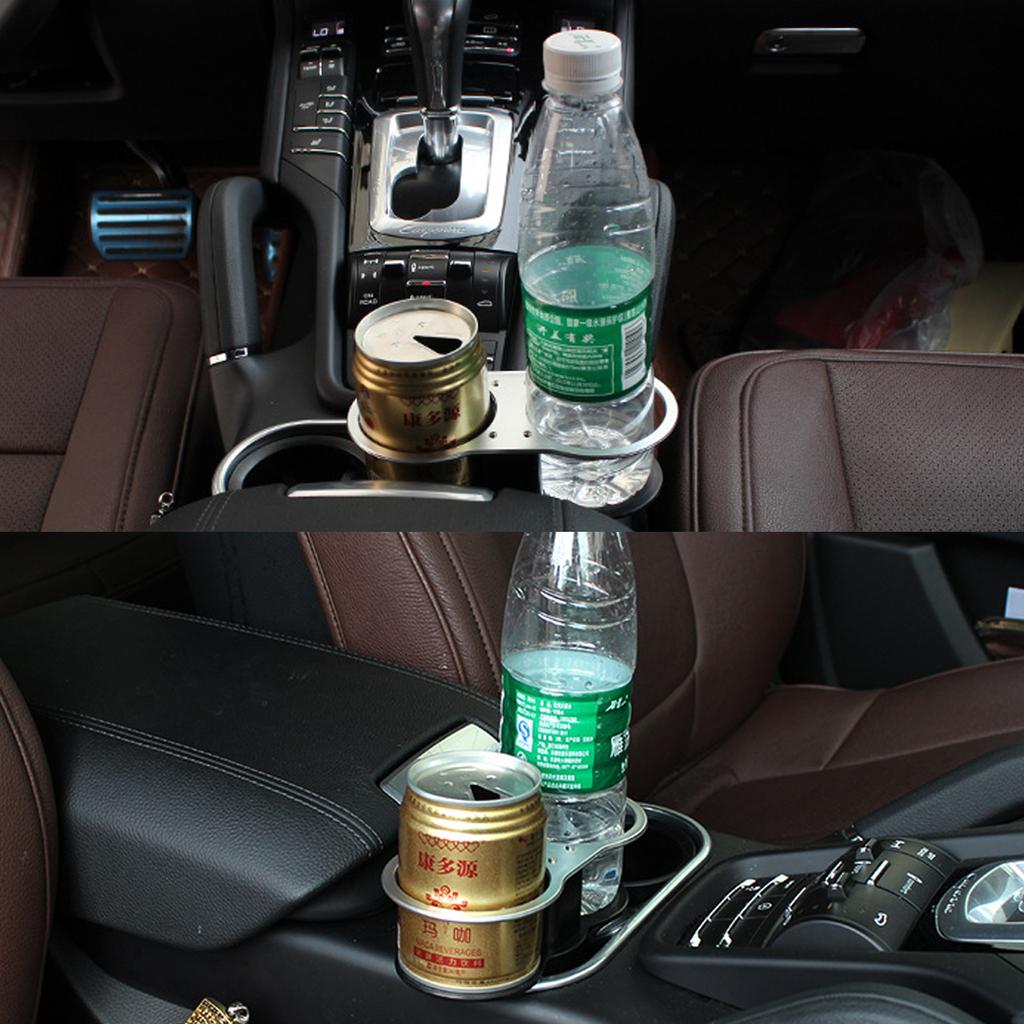 Universal Double Hole Car Cup Holder Drinks Support Automotive Mount Holder Stand Car Bracket Drink