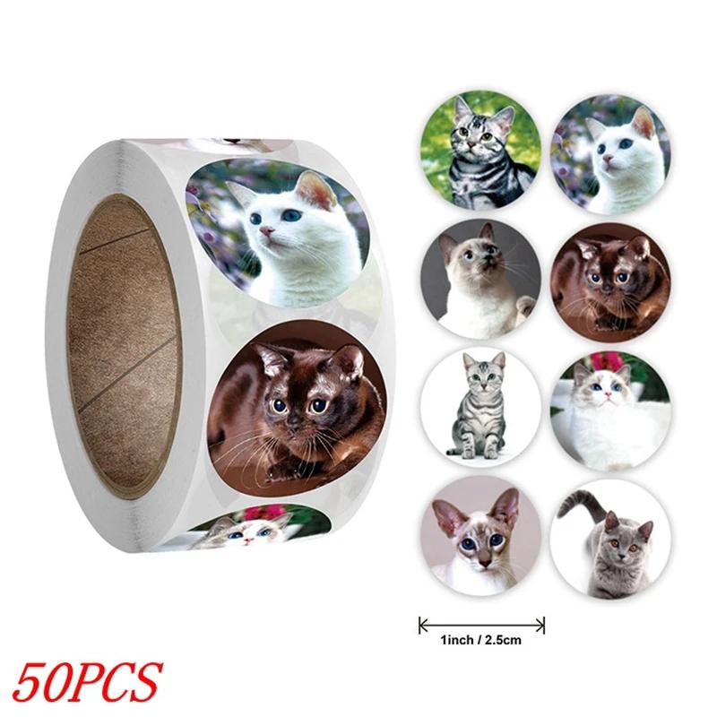 50-500pcs Kids Reward sticker puppy dog Pattern encouragement stickers for Teachers Cute Animals Stickers Stationery Stickers