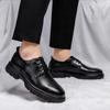 New Men's Leather Shoes Fashionable Minimalist and Versatile Style Daily Office Outdoor Leisure Business Wedding Men's Shoes