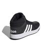 Adidas Hoops 2.0 Mid Black White Мужские кроссовки Core-Black Cloud-White FY8618