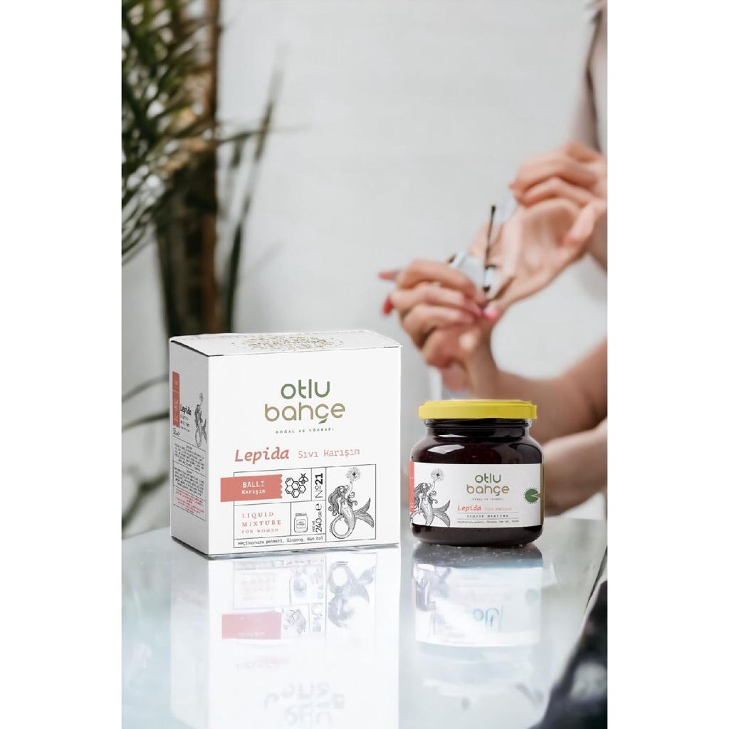 Лепида Травяная энергетическая паста с женьшенем/жидкой смесью 240г