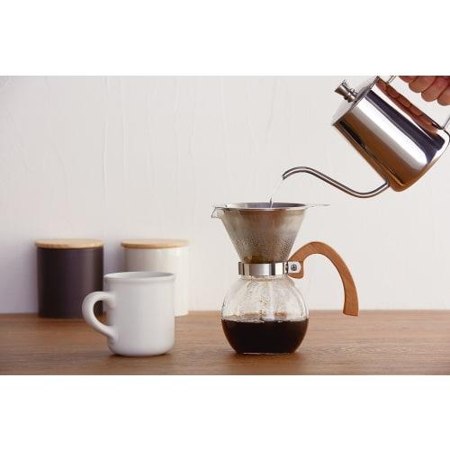 maebata Brew Coffee Heat-Resistant Dripper Set, 400ml, 51640