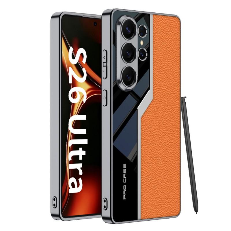 Premium Full Coverage Phone Case Galaxy S26 Ultra S25 S24 S23 Electroplated PU Leather TPU PC Hybrid