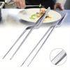 2pcs Kitchen Tweezer BBQ Food Tweezer Clip Mini Chief Tongs Stainless Steel Portable For Picnic Barbecue Cooking BBQ Tools