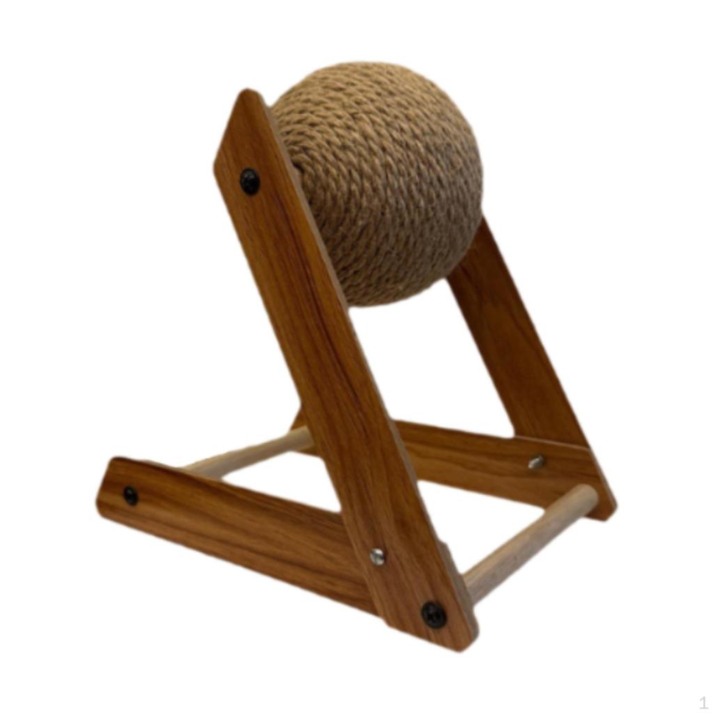 Игрушка-когтеточка для кошек, сизаль, шарик, шлифовальный коготь, износостойкий, интерактивный, для домашних животных