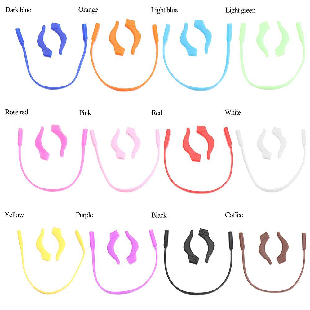 Силиконовые спортивные наконечники для дужек, держатель для очков, крючки для ушей, захваты для очков, противоскользящая лента