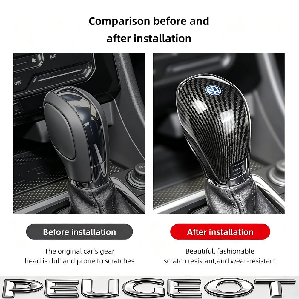 Декоративная накладка на ручку переключения передач для VW Golf T‑Roc Tiguan Polo Passat T‑Cross Taigo ID.4 ID.7 Atlas Beetle | Интерьер MK7 6 Da7
