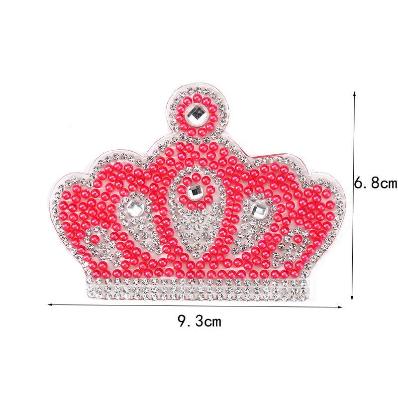 Лучшие нашивки Звездные мотивы Утюг на Сердце Горячая корона исправить Стразы Нашивки Кристалл Одежда Обувь Одежда Женщины Свадьба