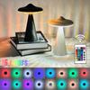 16 Colors UFO Table Lamp LED Dimmable Touch Sensor Night Light USB Rechargeable Atmosphere Desk Lamp Home Bedside Decor Lighting