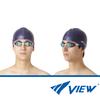 View V240SAM BLY Swimming Made in Stays in Place During Dive and Cushioned Racing For Ages WA Mirror Type with Goggles, Japan, Turns, Model, 10-Adult,