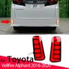 LED Reflector Lamp Rear Fog Lamp Bumper Brake Light Turn Signal For Toyota Alphard Vellfire