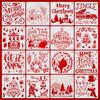 New Style, Christmas Painting Template, Merry Christmas , Painting Plastic Templates, Christmas Decorations, Holiday Gifts