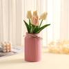 Современная скандинавская пластиковая ваза для цветов, розовый, синий, белый горшок, корзина, для дома, украшение гостиной, орнамент, композиция