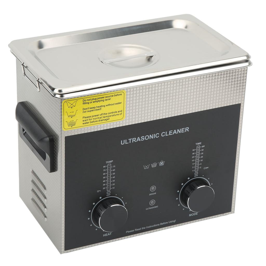 Ультразвуковая очистительная машина 3L из нержавеющей стали 304, профессиональный очиститель ювелирных изделий с режимом дегазации