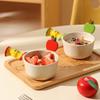 С ручкой Миска для мороженого Милая миска для фруктового салата Креативная керамическая миска Для подачи на вечеринке