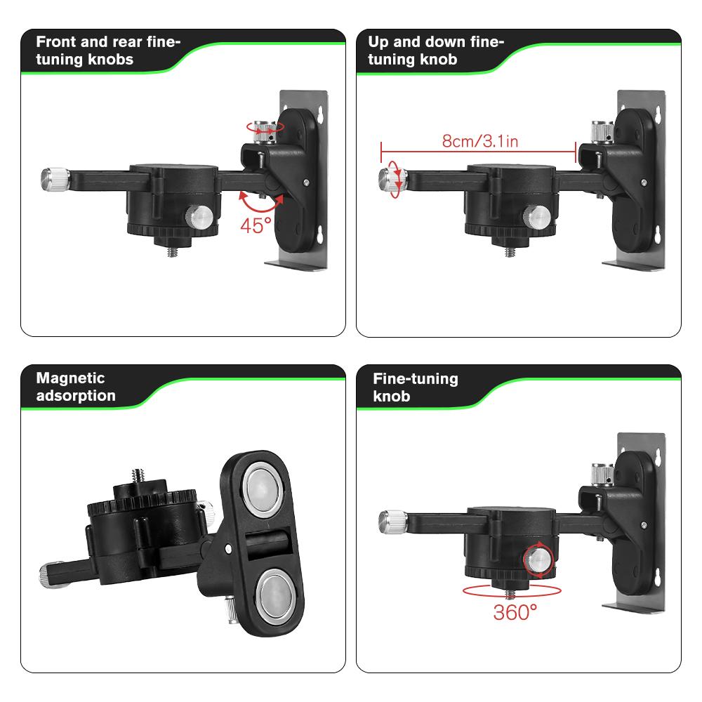 HGLINE 16-линейный лазерный уровень 4D зеленая линия 360° по горизонтали и вертикали 30 м с пультом дистанционного управления с приложением сверхмощный лазерный уровень
