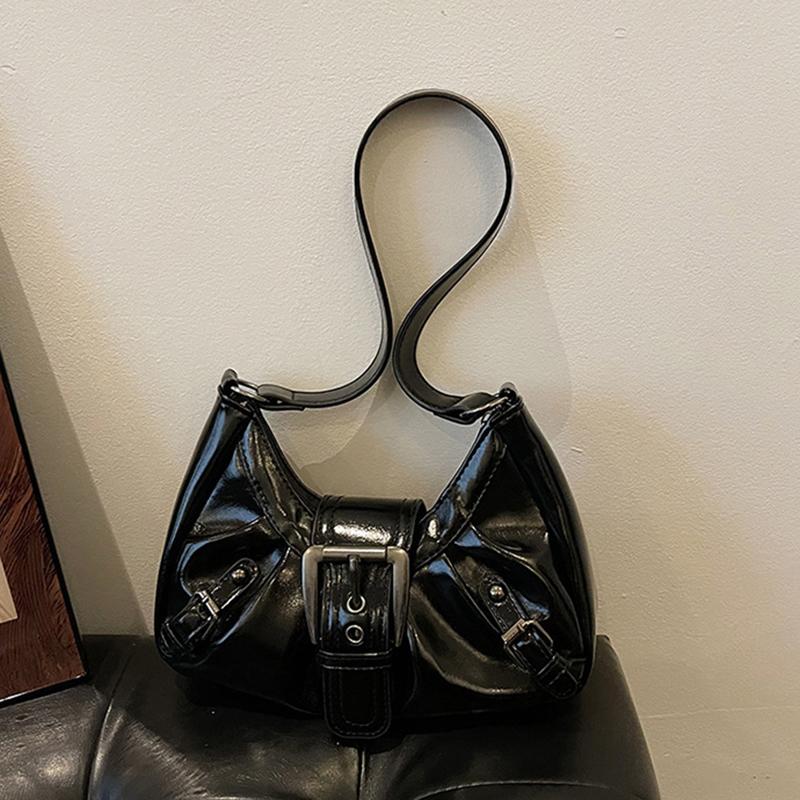 Yogodlns Винтажная сумка через плечо из искусственной кожи для женщин, тренд Y2K, стиль spicy girl, сумка подмышку в стиле Майяр, высококачественные женские сумки