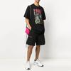 Off-White Черные мужские топы с короткими рукавами и рисунком Караваджо OMAA038E20JER0051010