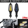 Double Side Flowing Turn Signal Lights Built-in Relay Sequential Flashing Blinker Lamp 12V Motorcycle LED Turn Signal Light